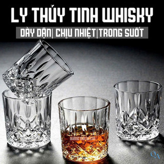 Ly Thủy Tinh Pha Lê Uống Whisky, Chivas, Rock 5408C 230ML | Cốc Uống R.Ư.Ợ.U Cao Cấp - Sang Trọng