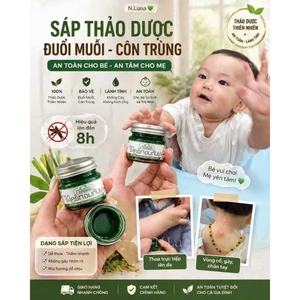 Sáp Thảo Dược Đuổi Muỗi Thái Lan 30g Cho Bé, Chống Muỗi Cắn, Giảm Sưng Ngứa, An Toàn Cho Trẻ Nhỏ, Hương Sả Tự Nhiên !