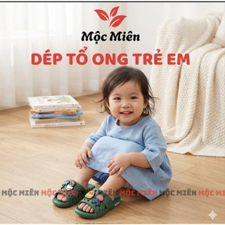 Dép Tổ Ong ASIA Gắn Sticker Cho Bé Trai Bé Gái Từ 2-6 Tuổi Hàng Chính Hãng Cao Cấp Phù Hợp  2 -6 Tuổi