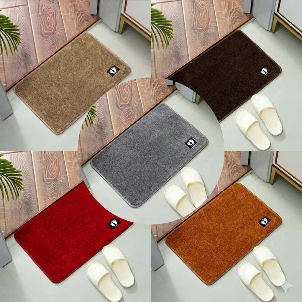 Thảm Lau Chân Nỉ – Chống Trượt, Thấm Hút Tốt [ Khổ 40*60CM]