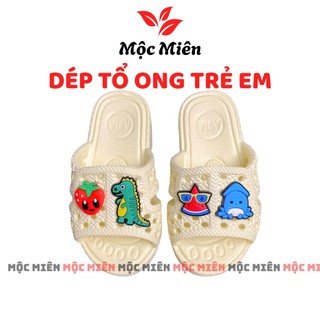 Dép Tổ Ong ASIA Gắn Sticker Cho Bé Trai Bé Gái Từ 2-6 Tuổi Hàng Chính Hãng Cao Cấp Phù Hợp  2 -6 Tuổi
