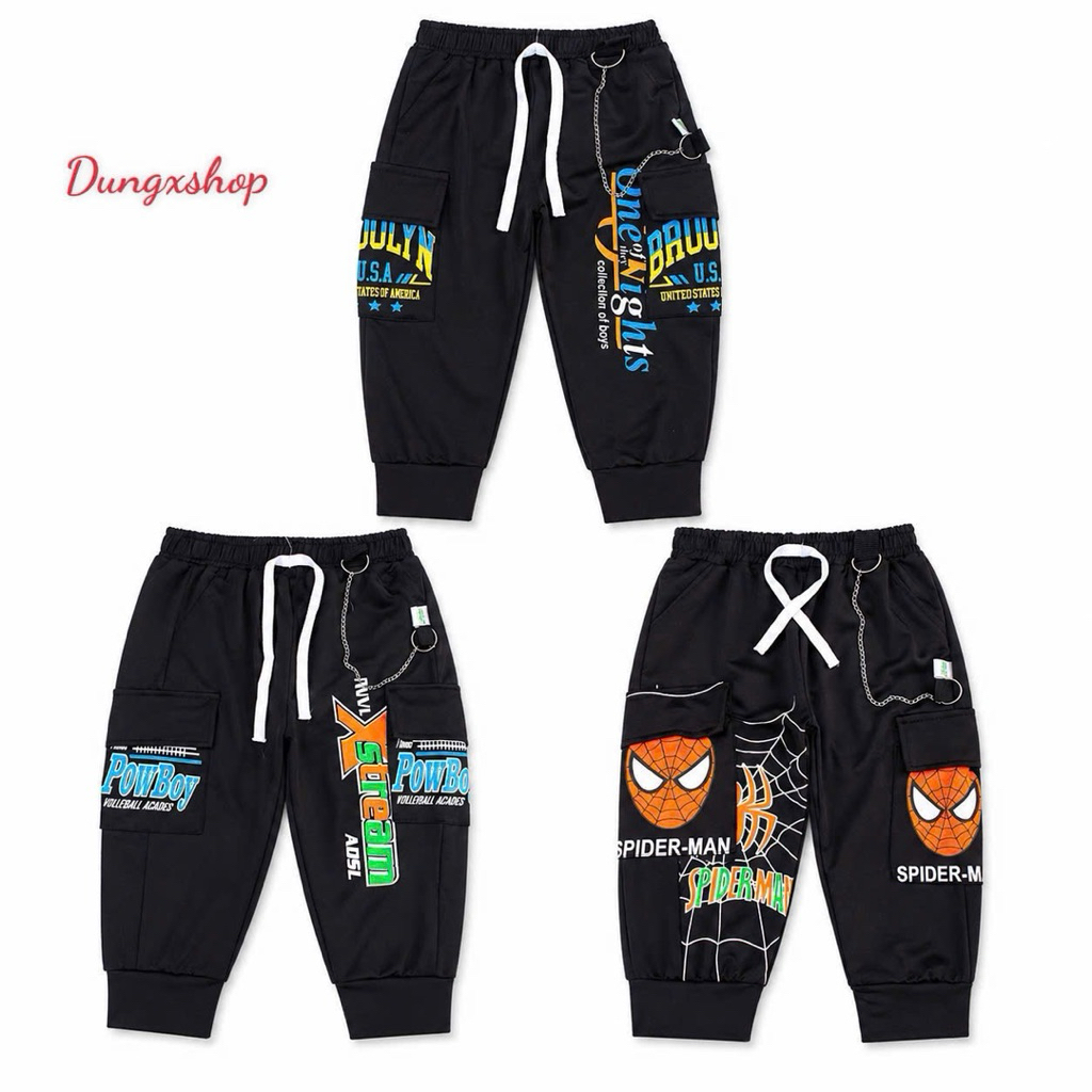 Combo 3 quần(2 quần )dài umi túi hộp thời trang cho bé trai