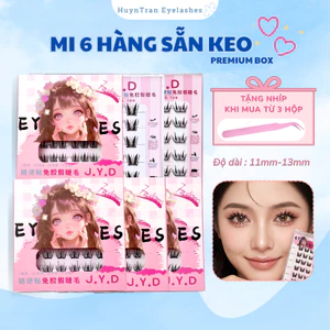 Mi cao cấp Jyd thiên thần nhỏ mi sẵn keo tự dính mềm nhuyễn nhẹ mắt không cộm có thể tái sử dụng