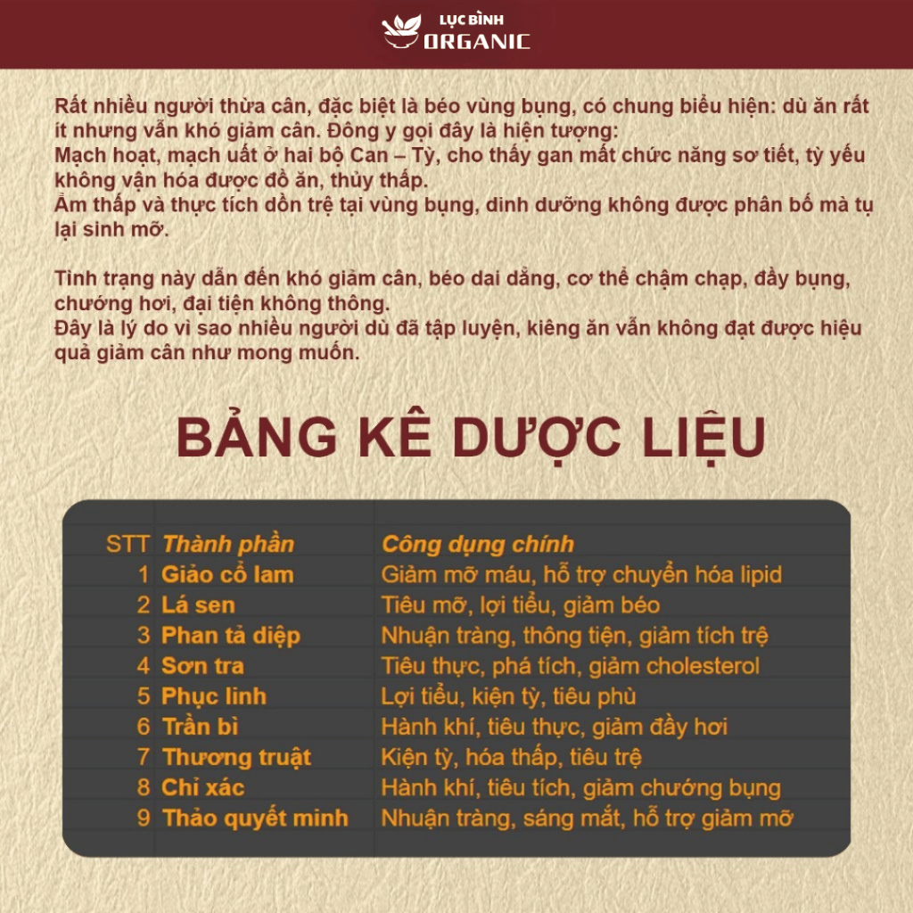 Trà Tiêu Thực - Thanh Lọc Cơ Thể, Giảm Tích Trệ Bụng Eo, Nhẹ Bụng Dễ Tiêu, Ăn Uống Thoải Mái, Bịch 30 Túi Lọc