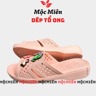 Dép tổ ong Asia nam nữ gắn STIKER màu Hồng siêu nhẹ. Hàng chính hãng cao cấp