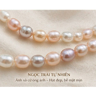 Sét chuỗi vòng cổ ngọc trai nước ngọt tự nhiên dài từ 43-46 cmVC, VT:17. MS:353VH
