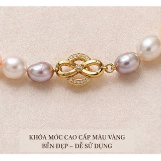 Sét chuỗi vòng cổ ngọc trai nước ngọt tự nhiên dài từ 43-46 cmVC, VT:17. MS:353VH