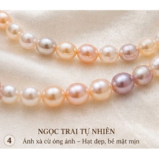 Sét chuỗi vòng cổ ngọc trai tứ quý dài VC:45 cm,VT: 17 cm. MS:301VH