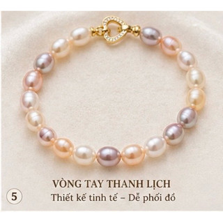 Sét chuỗi vòng cổ ngọc trai tứ quý dài VC:45 cm,VT: 17 cm. MS:301VH