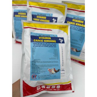 Vitamin khoáng 1kg trộn thức ăn, tăng khung, ra lông, chống bại liệt, mổ lông, căn đuôi gà, vịt,heo
