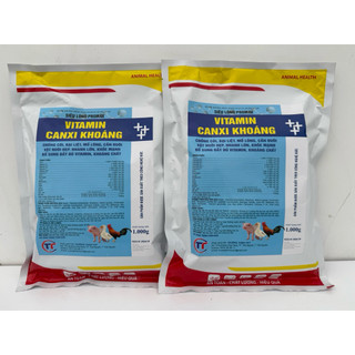 Vitamin khoáng 1kg trộn thức ăn, tăng khung, ra lông, chống bại liệt, mổ lông, căn đuôi gà, vịt,heo