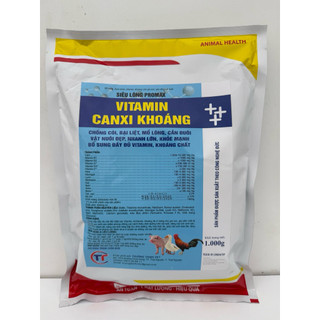 Vitamin khoáng 1kg trộn thức ăn, tăng khung, ra lông, chống bại liệt, mổ lông, căn đuôi gà, vịt,heo