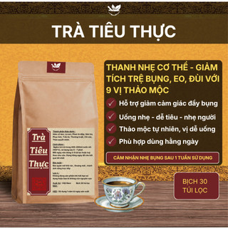 Trà Tiêu Thực – Hapufarm – Hỗ Trợ Tiêu Hoá Tốt, Giảm Cảm Giác Đầy Bụng, Giữ Form Tự Nhiên Bịch 30 Lọc
