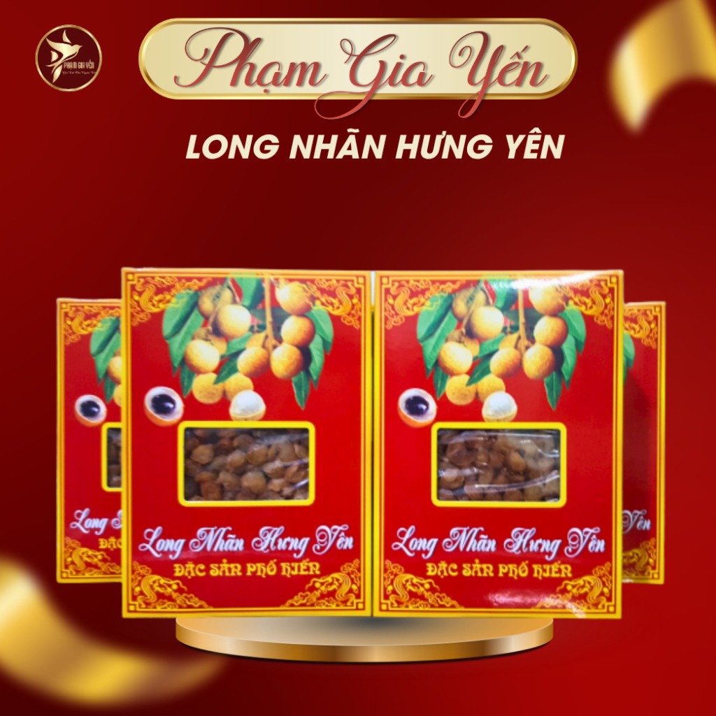 Long Nhãn Hưng Yên 100gr Sấy Khô Vàng Đẹp Thượng Hạng [HÀNG CAO CẤP]   - Yến Sào Phạm Gia
