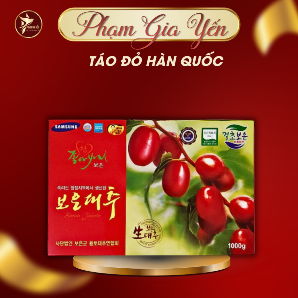 Táo Đỏ Tân Cương Trái vừa giòn ngọt  - Yến Sào Phạm Gia