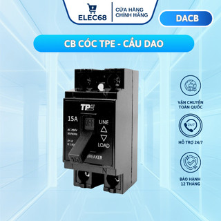 Cầu Dao CB Cóc TPE Cách Điện An Toàn, Cầu Dao Tự Động - BS - (6A - 40A) - thietbidienelec68