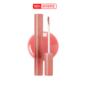 Son Bóng 3CE Drop Glow Gel Youth 4g Fullbox Son Gel Căng Mọng Màu Hồng San Hô Cam Sữa