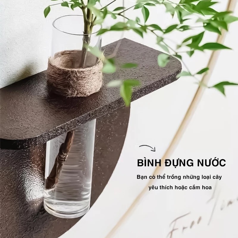 Tranh Đèn Led Cắm Hoa [ HOT 2026] Treo Phòng Ngủ , Tranh treo Decor Phòng Khách, Tranh gỗ sần sang trọng