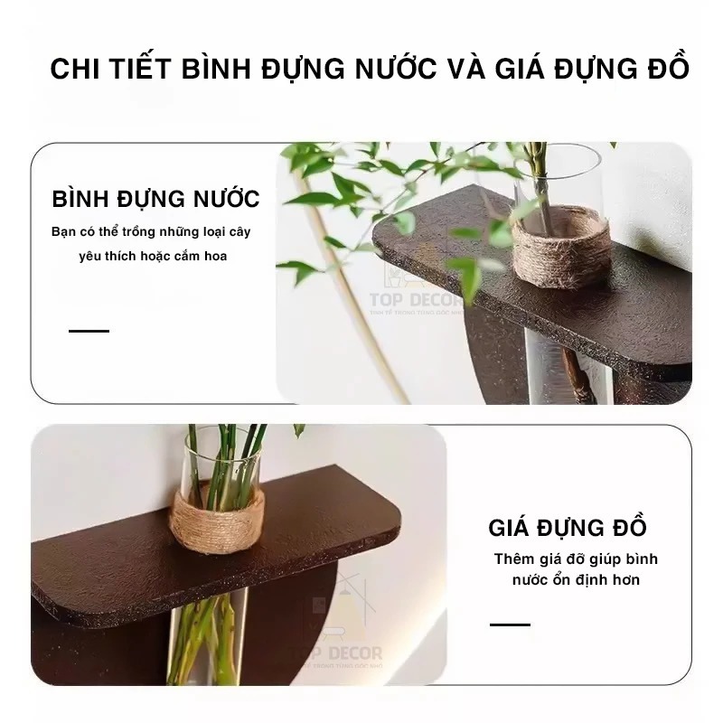 Tranh Đèn Led Cắm Hoa [ HOT 2026] Treo Phòng Ngủ , Tranh treo Decor Phòng Khách, Tranh gỗ sần sang trọng