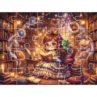 COMBO sỉ tranh ghép A5 Chủ đề Công chúa Anime TooYoo TG0107