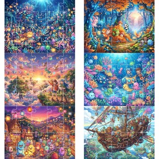 COMBO Sỉ tranh ghép A5 Chủ đề quái vật Anime TooYoo TG0110