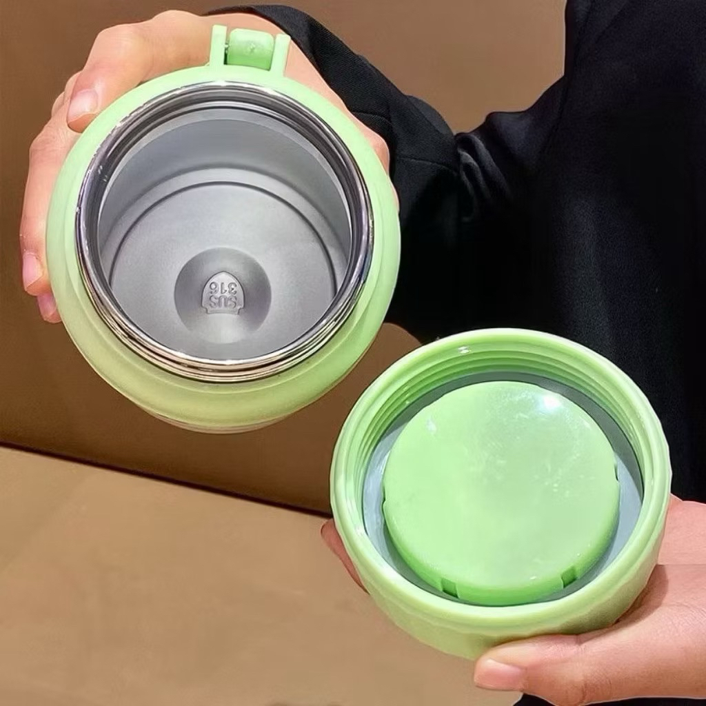 Bình nước giữ nhiệt 1000ML giữ nhiệt 8-12h tặng kèm phụ kiện túi đựng ,cọ rửa bình