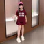 .Váy cho bé gái,váy xếp ly có lót trong in chữ niw niw chất vải cotton mềm mịn.V03
