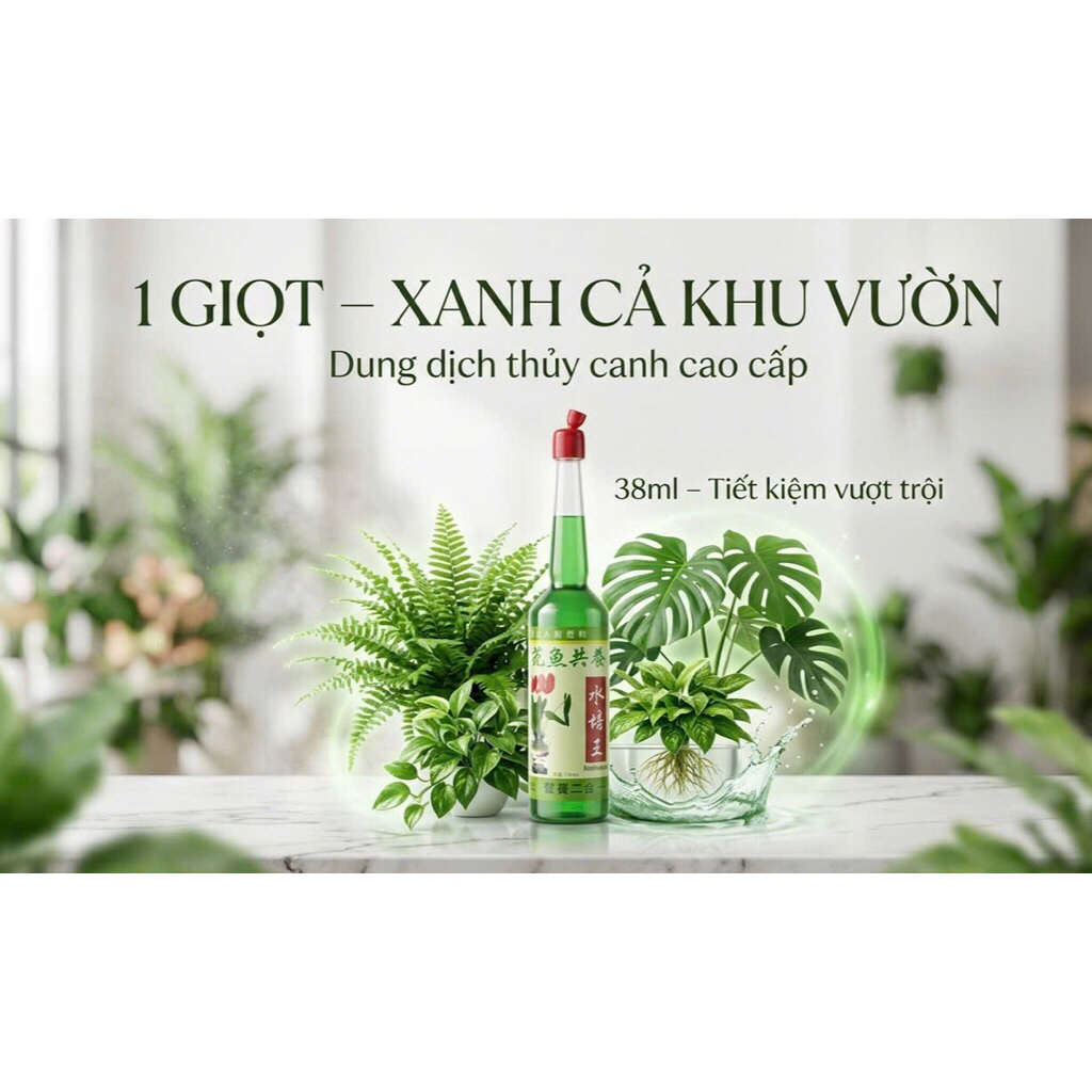 Dung dịch thuỷ canh cao cấp giúp cây phát triển toàn diện