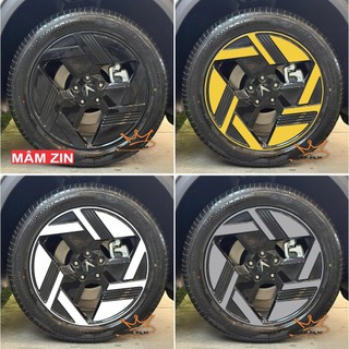 Decal dán mâm Vinfast MPV7 (bộ bao gồm 5 bánh)