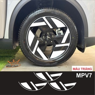Decal dán mâm Vinfast MPV7 (bộ bao gồm 5 bánh)