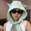 Mũ trùm chống nắng tai mèo siêu xinh 🌞 Chống nước – Nhanh khô – Hack tuổi – Thời trang Hàn Quốc