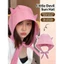 Mũ trùm chống nắng tai mèo siêu xinh 🌞 Chống nước – Nhanh khô – Hack tuổi – Thời trang Hàn Quốc