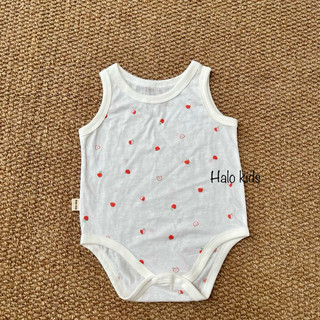 Body chip ba lỗ sát nách chất liệu cotton giấy siêu mỏng ,mát ,thoáng khí cho bé