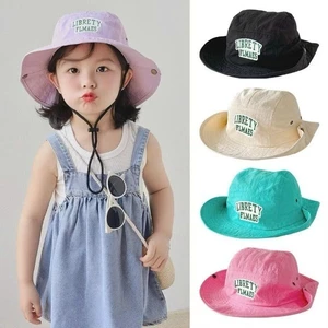 Mũ bucket trẻ em LIBERTY FLAAMES 🎩 Mũ vành chống nắng cho bé – Thoáng mát, có dây cố định, siêu dễ thương