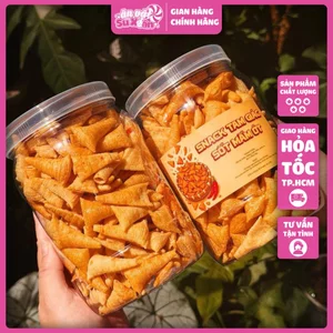 Snack Nón Tam Giác Sốt Mắm Ớt Hũ 330gr - Ăn vặt Su Xoắn