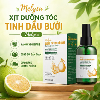 Xịt Dưỡng Tóc Tinh Dầu Bưởi Melysa 180ml | Pomelo Hair Tonic Giảm Rụng, Kích Thích Mọc Tóc, Phục Hồi Tóc Hư Tổn.