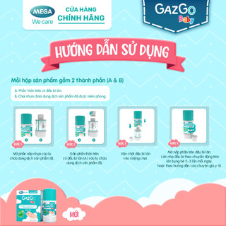 [CHÍNH HÃNG] Chai Lăn Bụng Gazgo Baby Thanh Lăn Giảm Đầy Hơi , Quấy Khóc Dạ Đề Cho Trẻ Sơ Sinh 50ml