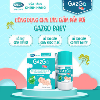 [CHÍNH HÃNG] Chai Lăn Bụng Gazgo Baby Thanh Lăn Giảm Đầy Hơi , Quấy Khóc Dạ Đề Cho Trẻ Sơ Sinh 50ml