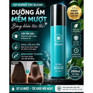 Xịt Dưỡng Tóc Bloom 260ml – Dưỡng Ẩm, Mềm Mượt, Chống Rối Hiệu Quả – Dùng Cho Salon & Tại Nhà