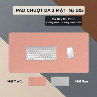 Pad Chuột Cỡ Lớn Da PU 2 Mặt Kích Thước 30x80cm - Chống Nước 100% - Chống Xước - Chồng Bụi