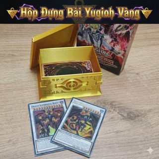 Hộp Đựng Bài Yugioh Vàng 7x10x5cm – Case Deck Yu-Gi-Oh! Độc Lạ