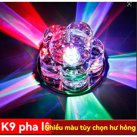 Phòng khách Crystal Downlight Nhúng Hole Lights Đèn chiếu sáng Led Skylight Trang chủ lối đi ánh sáng hành lang ánh sáng
