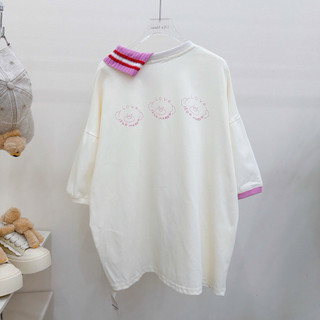 Áo Phông Gấu Hồng 13De Marzo Polo Cổ Lệch QC
