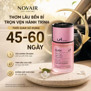 Nước hoa ô tô NOVAIR cao cấp, tinh dầu thơm xe khử mùi xe hơi tự nhiên dung tích 160ml giảm say xe