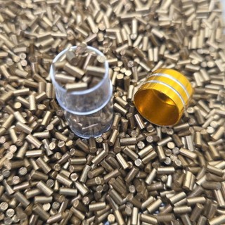 100 viên đá lửa vàng 2.2mm - chai nắp rút