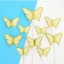 Túi 50 Set Bướm Giấy Trang Trí Bánh Sinh Nhật (Que Sắt), Vỉ Bướm Trang Trí Decor DUHA 069
