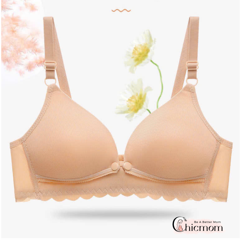 Áo lót mặc bầu và sau sinh chống chảy xệ cho bé bú Chicmom, chất su tăm mềm mịn, thoáng khí, hàng Thái Lan Loại1-CM811