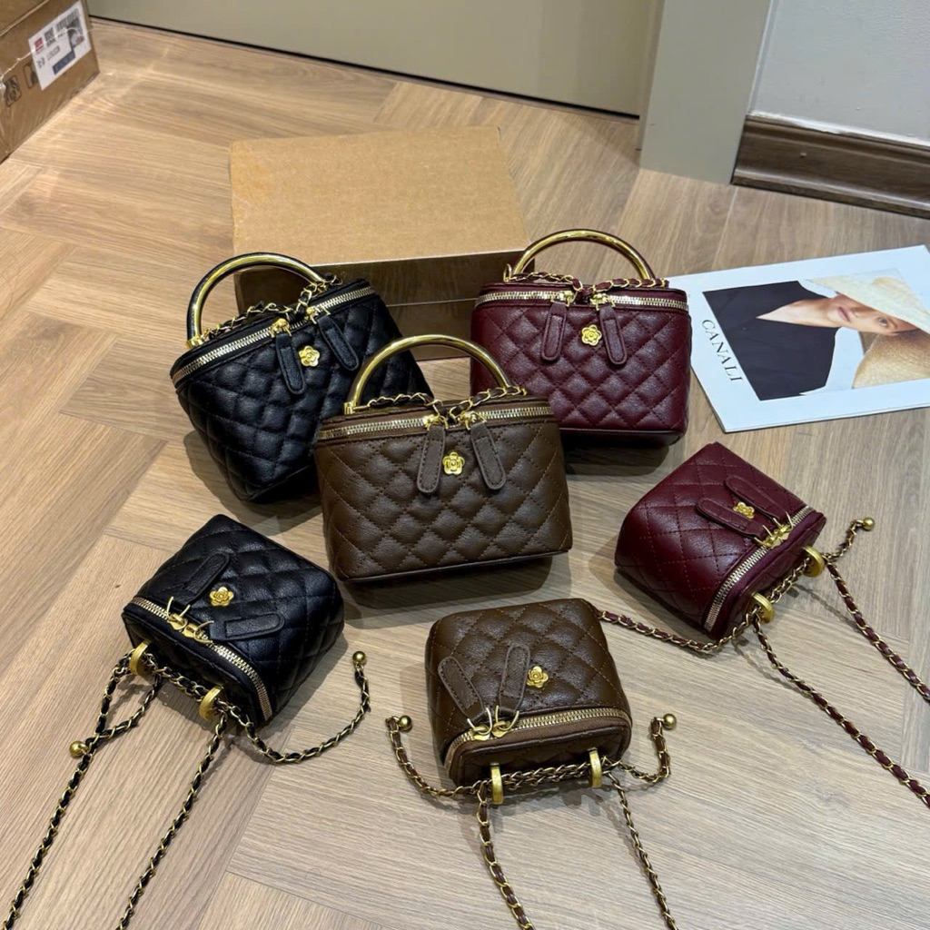(Full-Box) Túi cốp hoa trà quai kiềng size 14-20cm sang chảnh