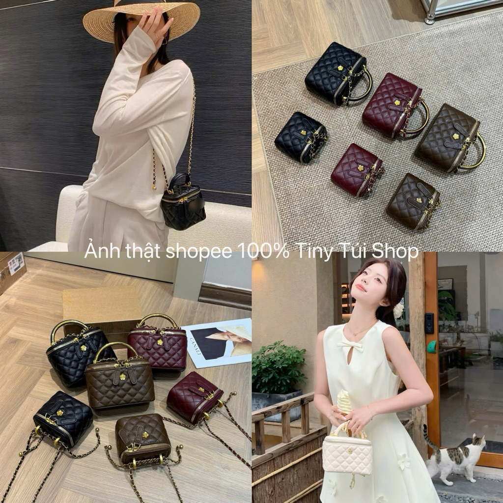 (Full-Box) Túi cốp hoa trà quai kiềng size 14-20cm sang chảnh