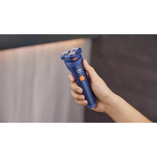 Máy cạo râu Philips S1880/00 Series 1000 – cạo khô & ướt, chống nước, đầu xoay 3D